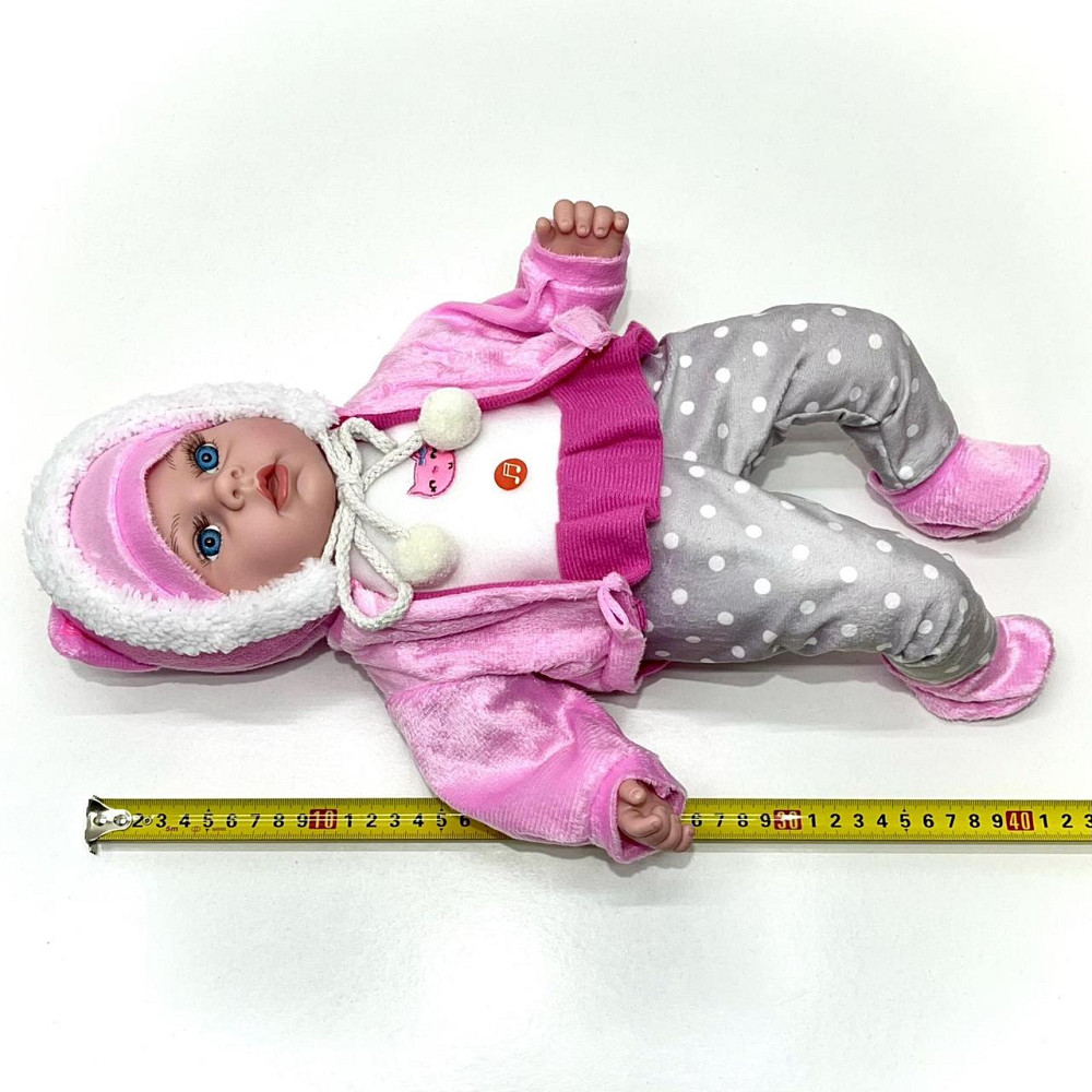 Пупс Країна Іграшок Чудо малюк відтворює веселі мелодії колискові або фрази Рожевий (PL-525-116) Чернигов - изображение 3