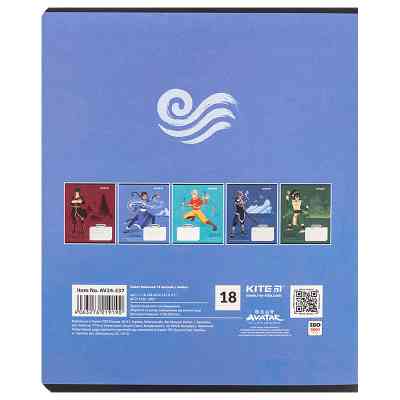 Тетрадь Kite Avatar, 18 листов, линия (AV24-237) Винница