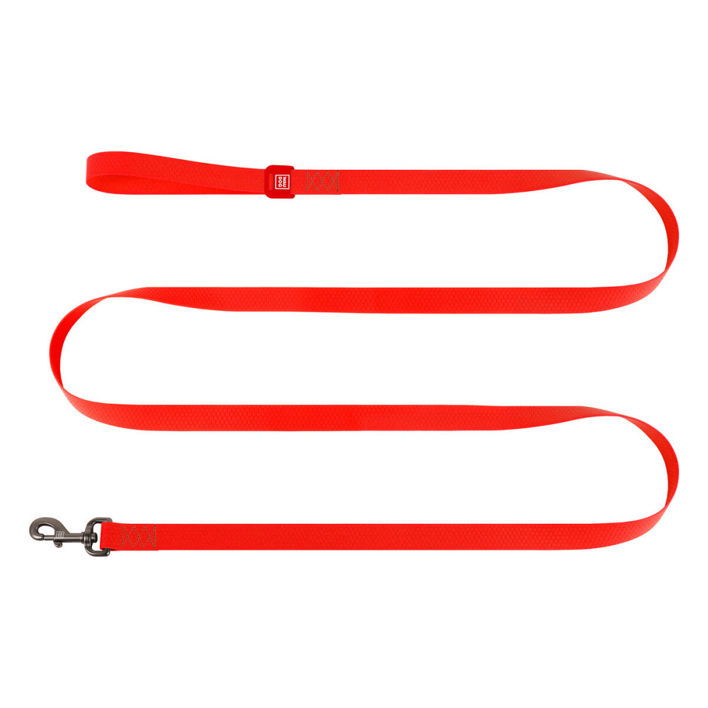 Повідець для собак водостійкий WAUDOG Waterproof, M, Ш 20 мм, Д 500 cм, червоний Київ - фото 3