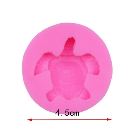 Молд силиконовый Черепаха 45 мм розовый Киев - изображение 4