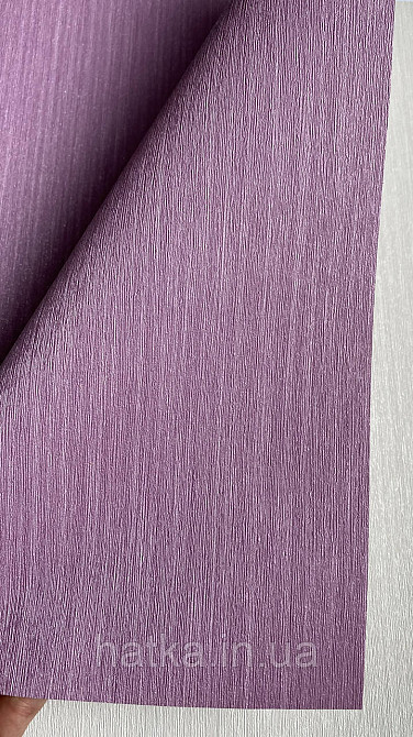 Шпалери метрові вінілові на флізелін дизайнерські Erismann Elle однотонні тонка смужка під тканину бузковий Київ - фото 6