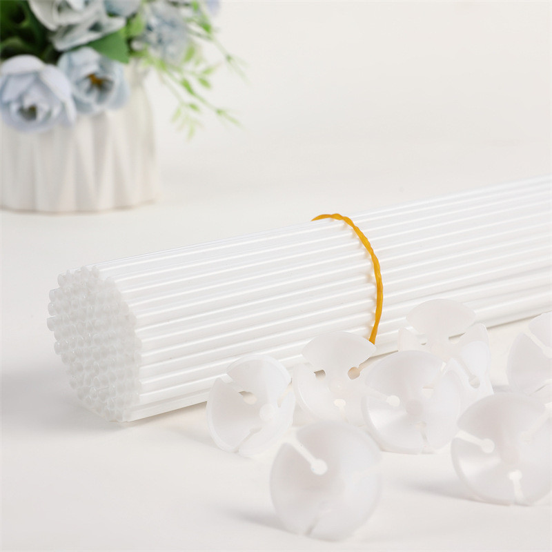 Палочки для шариков 10 штук 31 см белый Киев - изображение 5