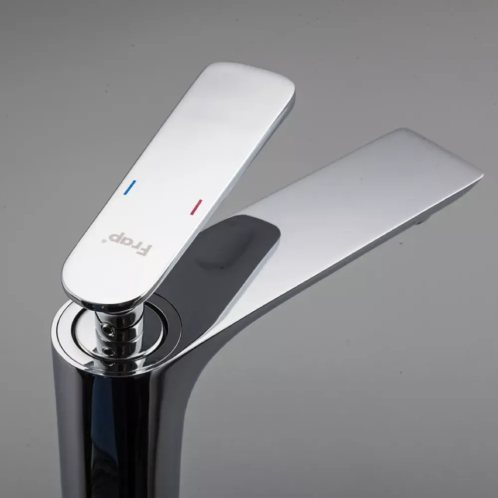 Змішувач для раковини високий Frap F1052-55 хром Київ - фото 3