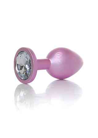 Анальна пробка - Jewellery Pearl Pink Plug Clear M Sex Aura Київ
