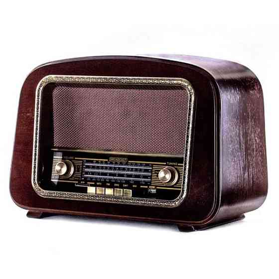 Ретро радіо програвач Daklin Європа з підсвічуванням дерево Горіх (RP-050A) Вінниця