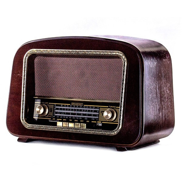 Ретро радіо програвач Daklin Європа з підсвічуванням дерево Горіх (RP-050A) Вінниця - фото 4