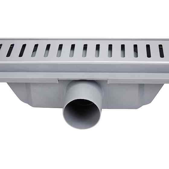 Трап Qtap Dry FA304-600 лінійний із сухим закривом і неіржавкою решіткою 600х73 Київ