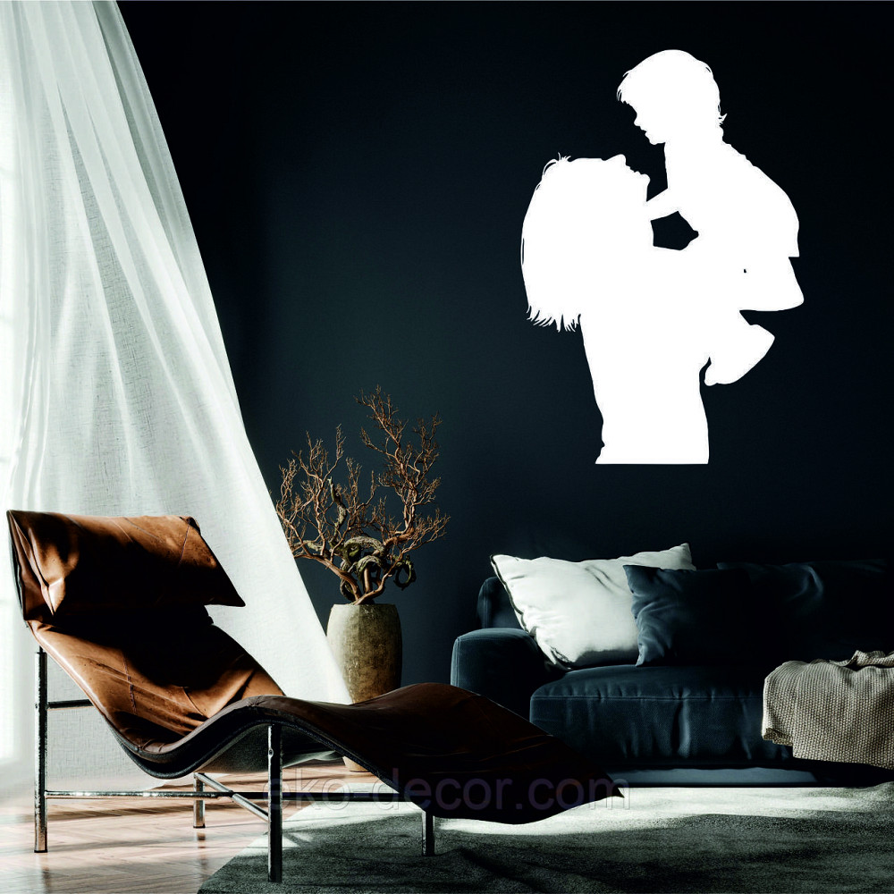 Декоративное настенное Панно «Мать и дитя», Декор на стену 70*62 см, Белый Киев - изображение 1