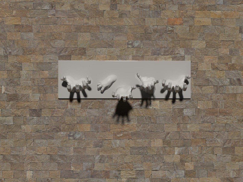 Дизайнерський вішак на стіну для одягу та декору інтер'єру (міцна, витримує важков'яж.) Днепр - изображение 5