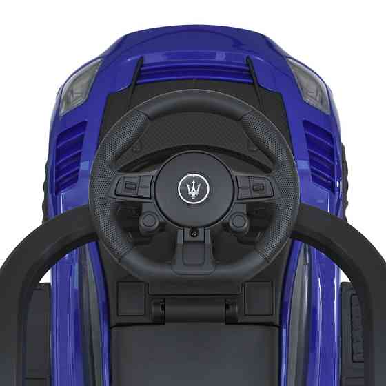 Дитяча каталка-толокар 2 в 1 M 5106-4 синій, з батьківською ручкою Вінниця