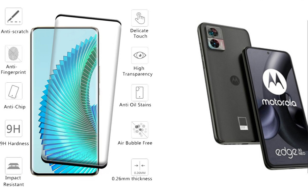 Захисне скло HyperGlass Pro для Motorola Edge 30 Neo – максимальна чутливість та захист Київ - фото 2