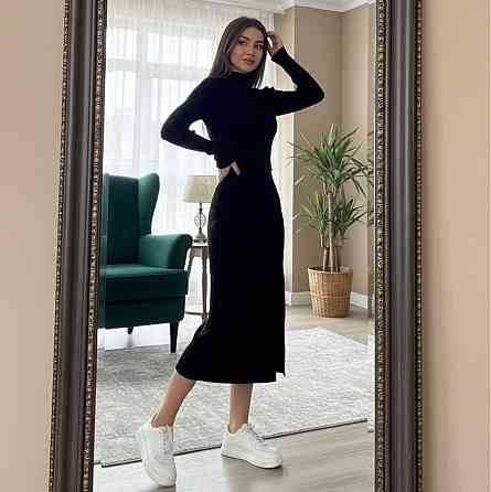 Женский повседневный элегантный комплект двойка турецкая ангора мустанг Одесса