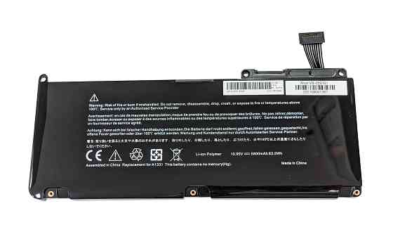 Аккумулятор для ноутбука Apple A1331 MacBook 13" 10.95V Black 5800mAh OEM Вінниця