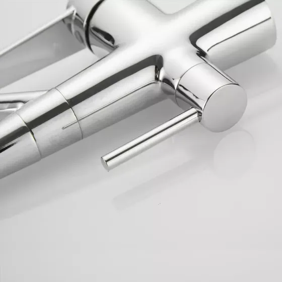 Смеситель для кухни с подключением к фильтру WEZER INX4A-08 хром/серый Киев