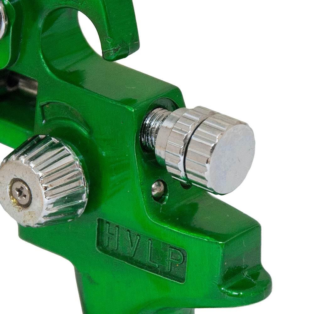 Фарборозпилювач HVLP-mini Ø0.8мм 30-115 л/хв 2.1бар у/б 100 мл (пласт) зелений SIGMA (6812041) Київ - фото 4