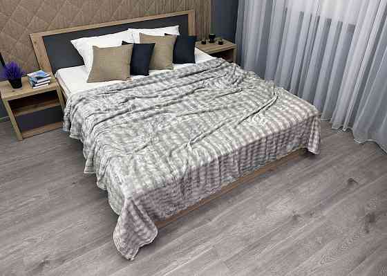 Плед-покривало 200х230 см (+-5см) Soft Night Світло-сірий (87-138) Київ