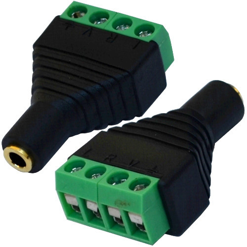 Гнездо 3,5мм 4-х контактный с клеммной колодкой (под винт) Полтава - изображение 1