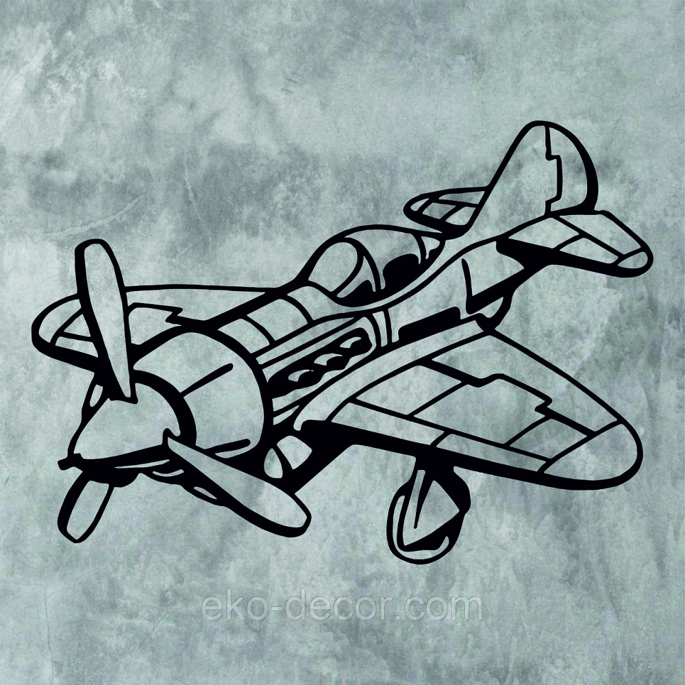 Декоративное настенное Панно «Самолет», Декор на стену Киев - изображение 4