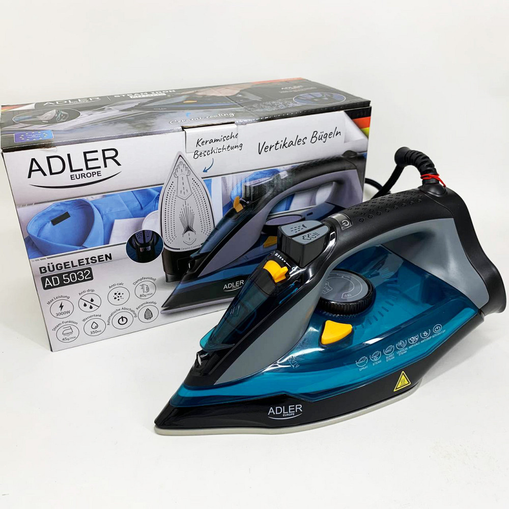 Утюг для одежды с функцией пара, Утюг электрический паровой Ручной бытовой с паром VL-95 Львов - изображение 3