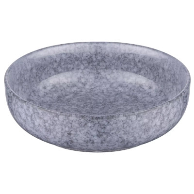 Тарілка Ardesto Loreto, 1150мл, 20см, порцеляна, сірий (AR1020LG) Вінниця - фото 1