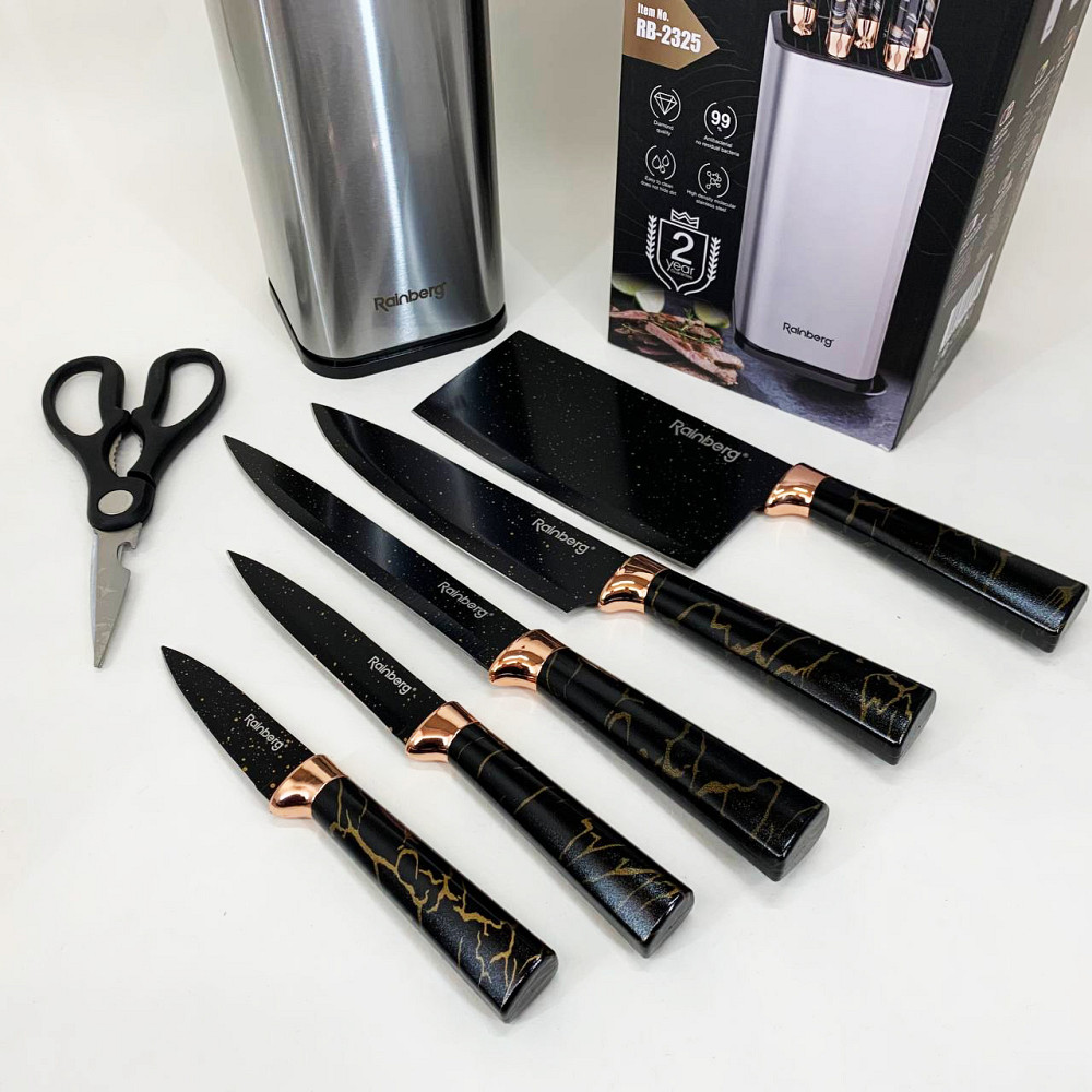 Набір ножів для гурманів і кулінарів, Кухонні ножі для нарізання Професійні ножі домашньої кухні MU-60 Івано-Франківськ - фото 1