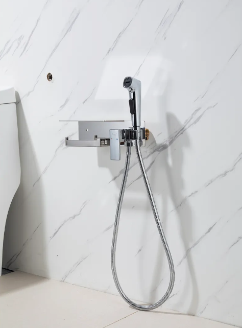 Змішувач для гігієнічного душу Mixxus Premium MARK 069 з тримачем для туалетного паперу (MI6786 Чернівці - фото 3