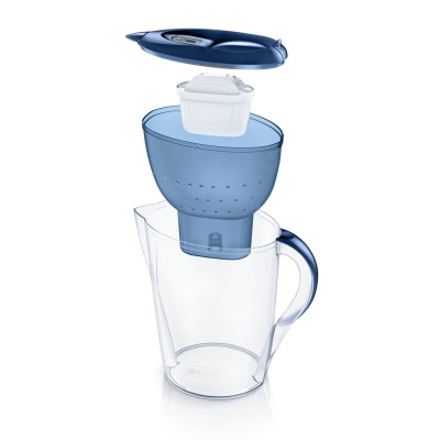 Фильтр-кувшин Brita Marella Memo MXPro 2.4л (1.4л води) з фільтр-картриджем, синій (1052799) Винница - изображение 2