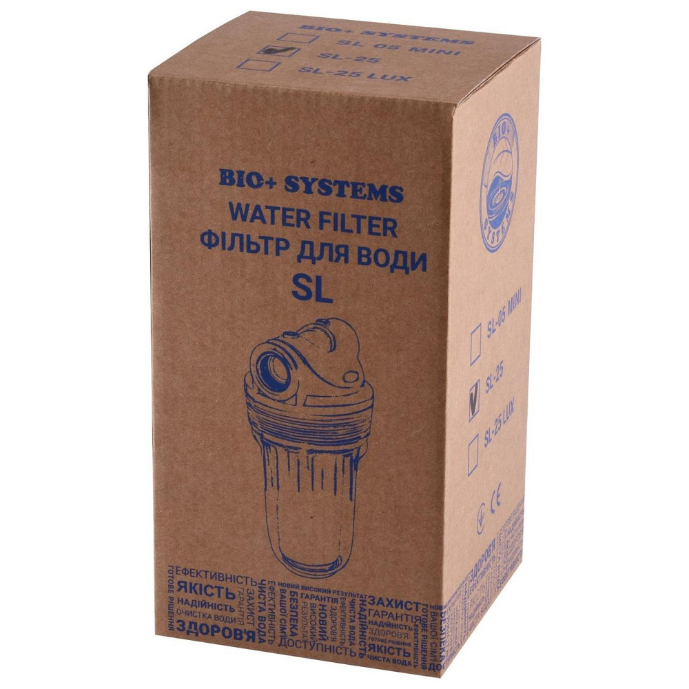 Фільтр-колба | Пом'якшення для котлів (поліфосфатна сіль) Bio+ systems SL25, 1/2| Київ - фото 3