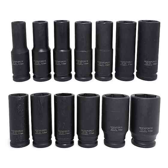 Набір головок ударних глибоких 13пр., 1/2 "(10, 12-15, 17, 19, 21, 22, 24, 27, 30, 32мм), на пластик Одеса