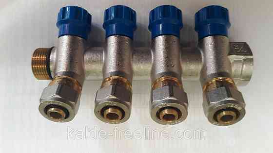 Колектор вентильний для труби 16 мм. на 4 виходи Харків