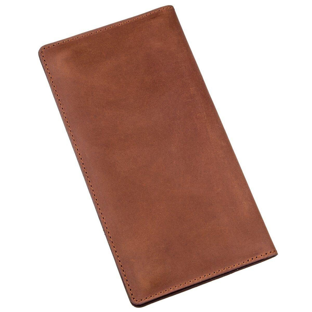 Бумажник мужской вертикальный матовый Рыжий (SHVIGEL) Киев - изображение 6