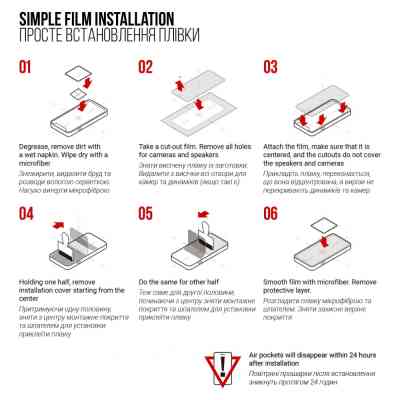 Плівка захисна Armorstandart for Camera Apple iPhone 15 Pro Max 6 pcs (ARM72557) Вінниця