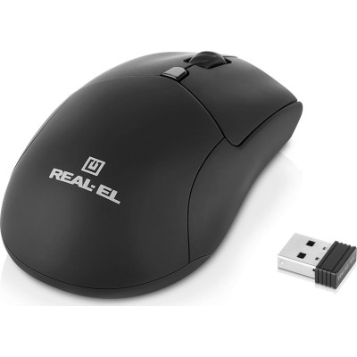Мишка REAL-EL RM-460W Wireless/Bluetooth Black (EL123200048) Вінниця - фото 10