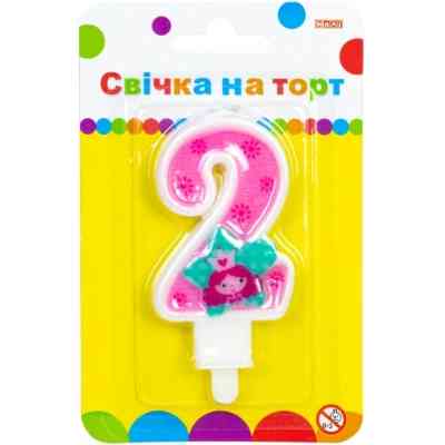 Свеча Maxi Princess "2" висотою 7,62 см (MX622050-2) Винница