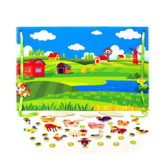 Ігровий килимок "Подорож до бабусі" 190037 фігурки на липучках Вінниця