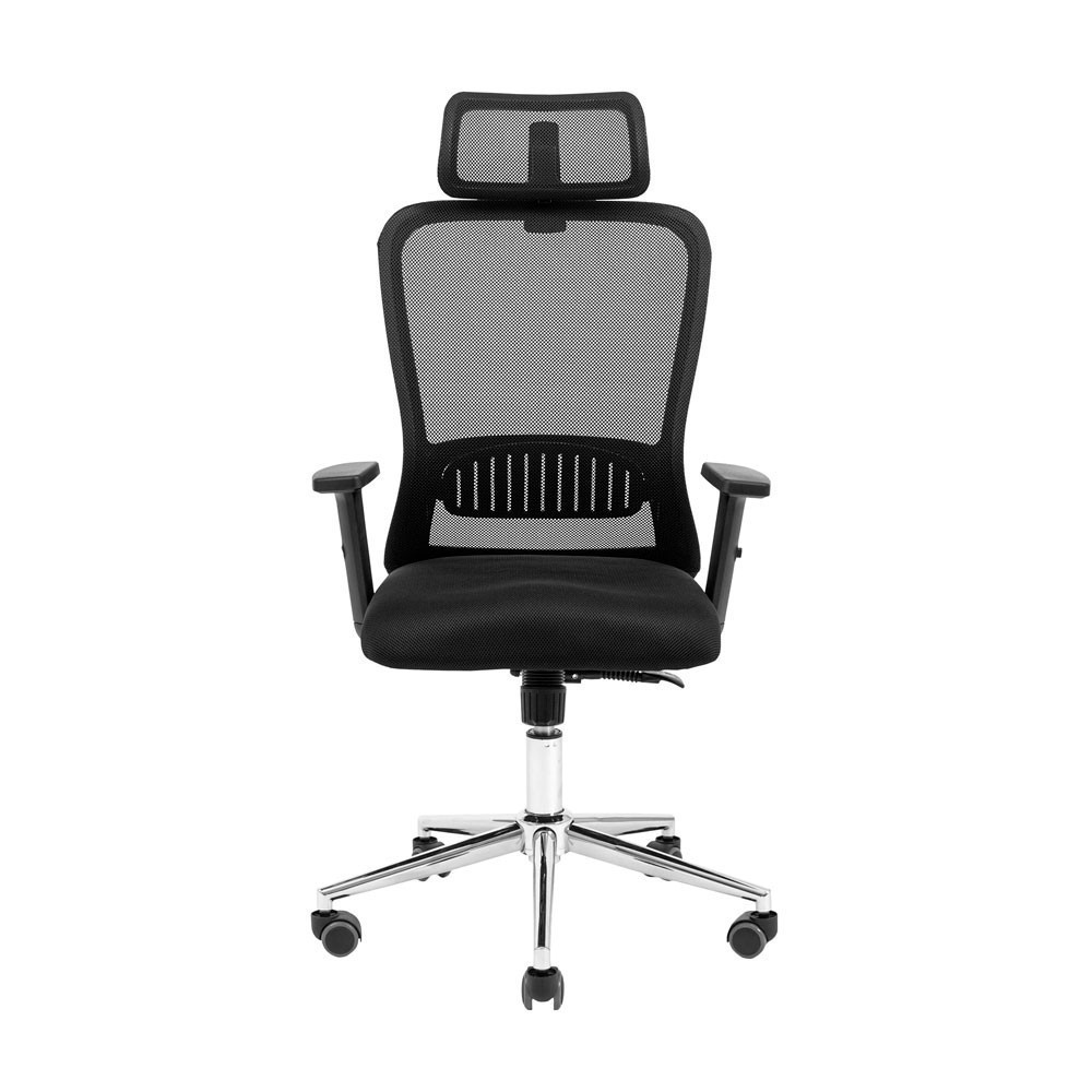 Офісне Крісло Керівника Expert М2 AnyFix Хром Чорний Київ - фото 2