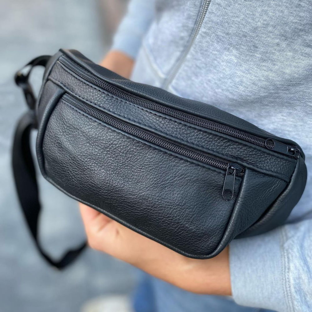 Стильная унисекс бананка, Поясная сумка без принта подросток, Мужская бананка на каждый день UP-97 Львов - изображение 10