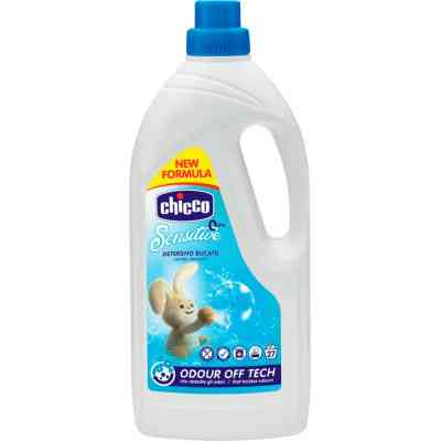 Гель для стирки Chicco Sensitive для детских вещей 1.5 л (8058664122325) Винница