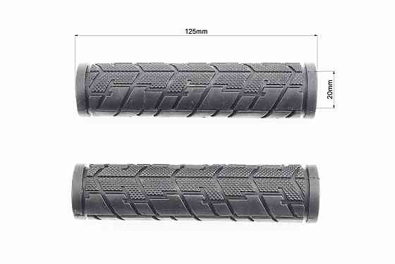 Ручки керма 125мм, чорні VLG-207 Київ