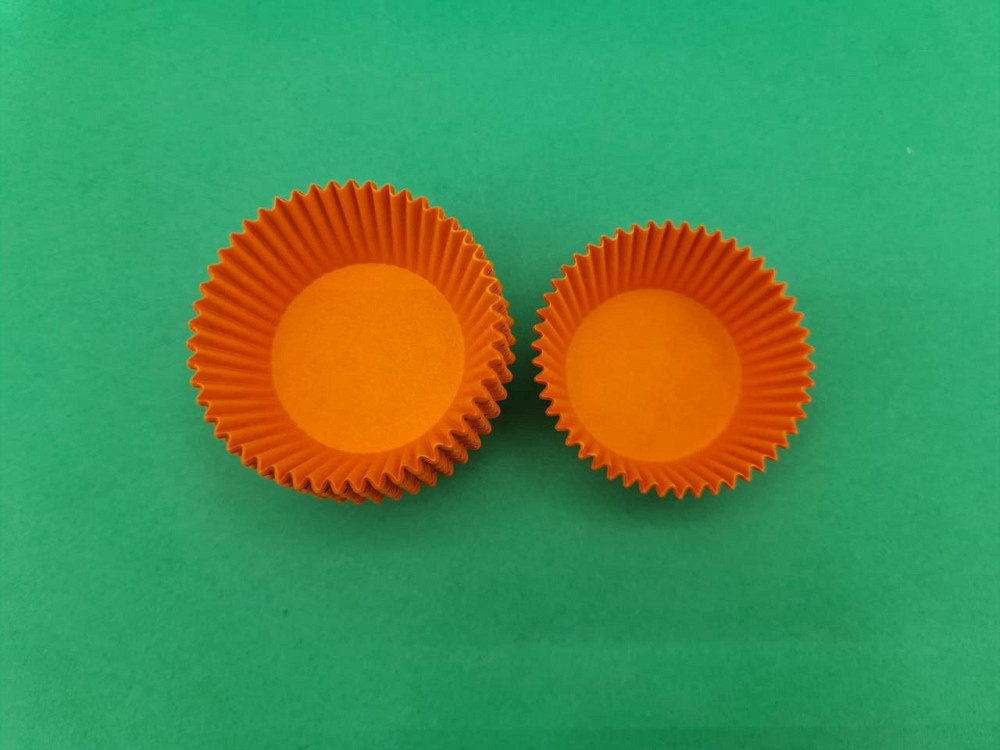 Тартолітка для кексів А7 "Кругла жовтогаряча" D50 H30 (100 шт.) (1 уп.) Харків - фото 2