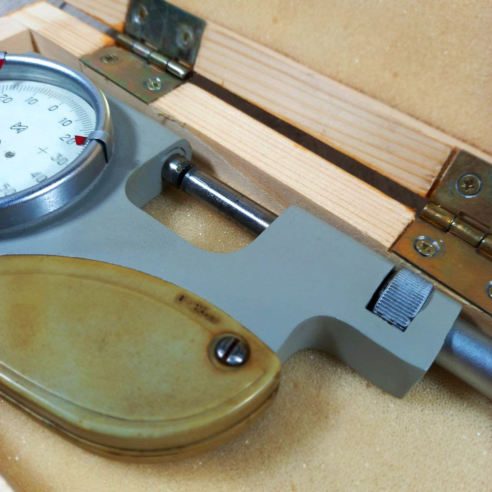 Скоба важільна УРП 0-25 0,001 мм СРСР Харків - фото 7