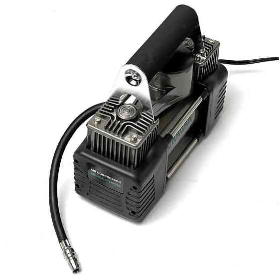 Автомобильный компрессор Uragan 90170 двухпоршневой 85л/мин на клеммы АКБ Харьков