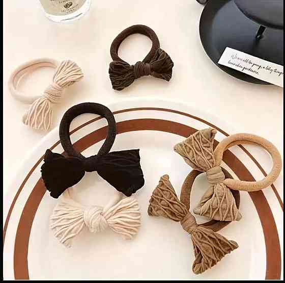 Набір резинок для волосся з бантиками, 10 штук Київ