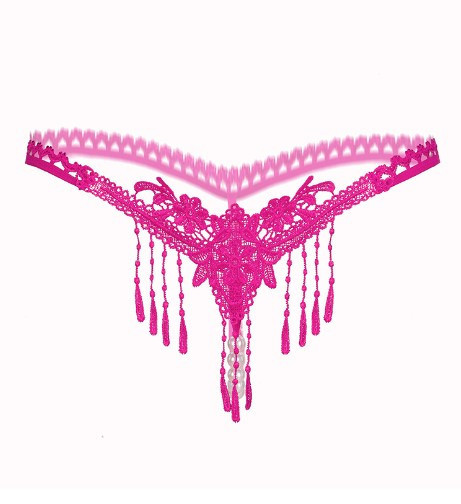 Стрінги з бусами малинові - розмір універсальний Київ - фото 1