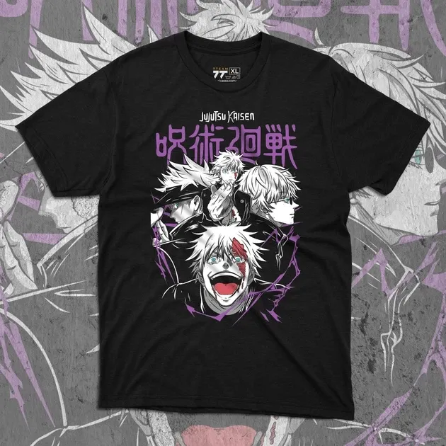 Футболка для подростка мальчика с принтом Магическая Битва Сатору Годжо 6 Размер 160 Anime10616 Днепр - изображение 1