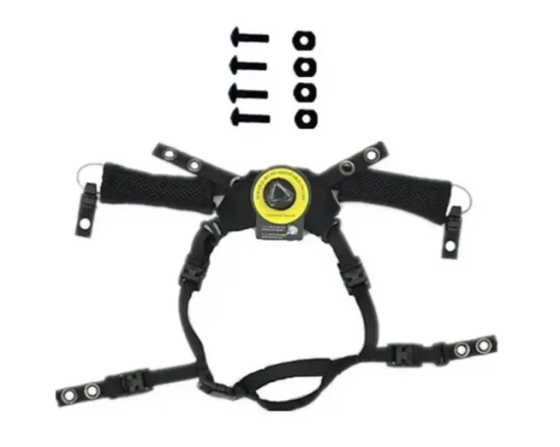 Обвіс для шолома MICH підвісна система + захисні подушки + бічні рейки ARC + шрауд (Чорний) Вінниця