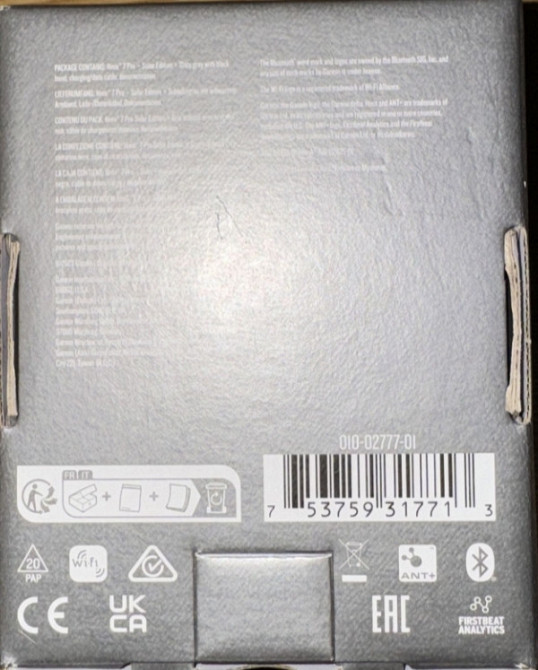 Смарт-Часи Garmin Fenix Pro Solar Slate Gray w. Black Band Київ - фото 3