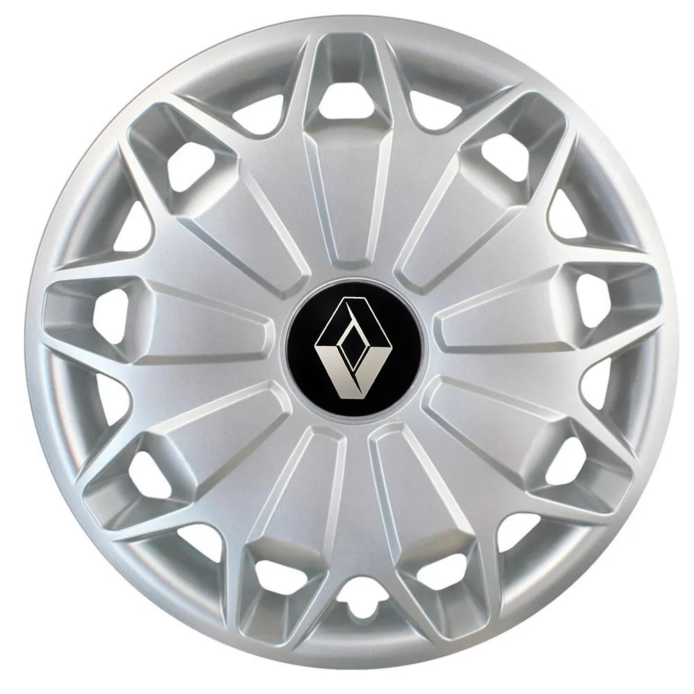 Автомобильные модельные колпаки R15 Renault 338 4шт, SJS, серебряные Киев - изображение 1