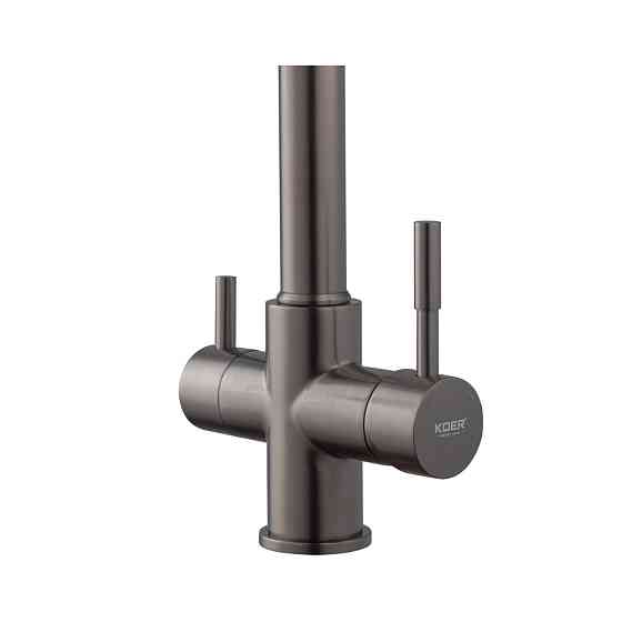 Кухонний змішувач Koer KB-72025-07 з виходом для питної води та пружинним виливом (KR5016) Харків