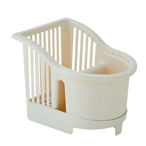 Підставка для столового приладдя 17*13*14см пластик біла троянда Алеана Житомир - изображение 1